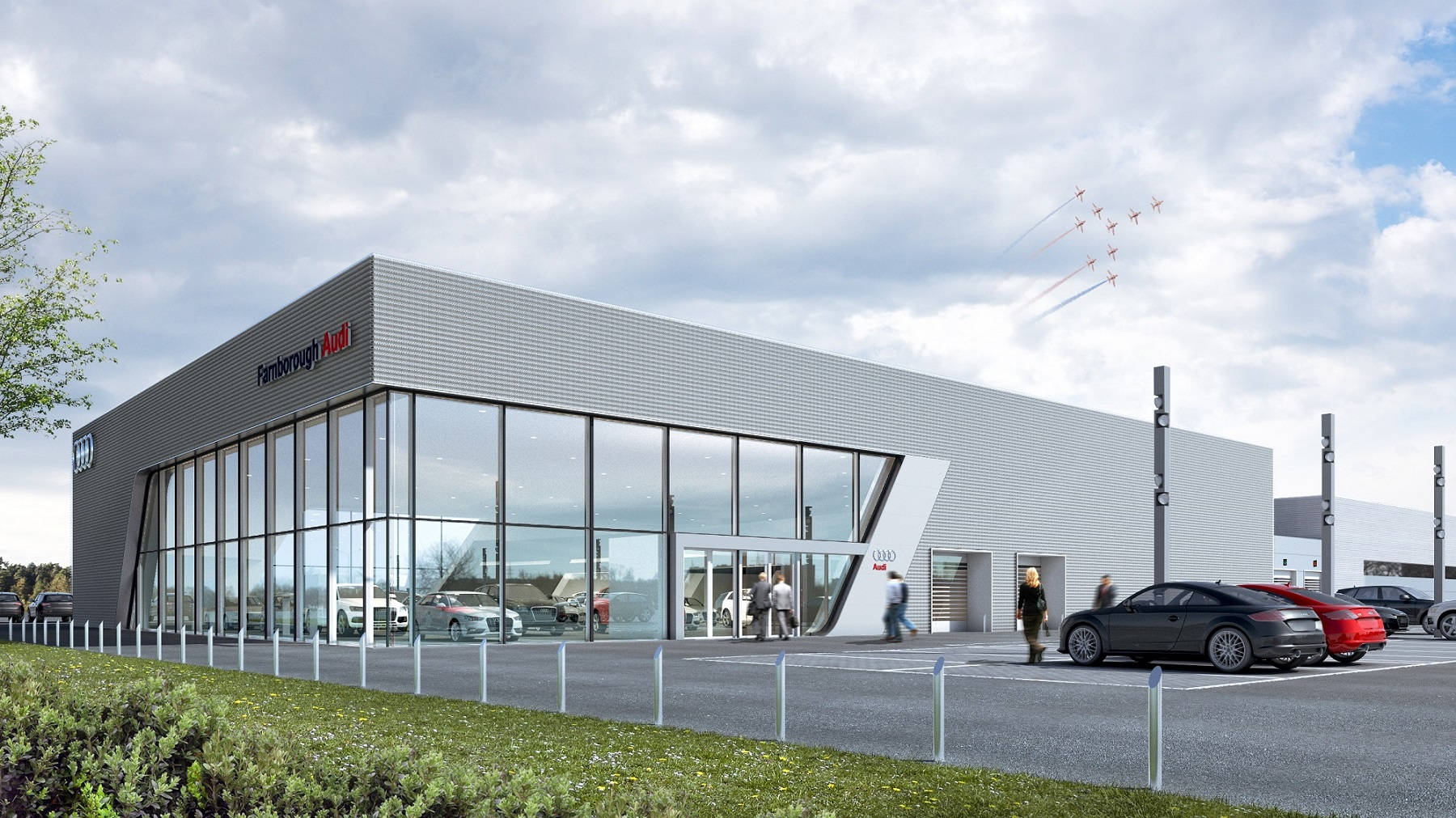 Farnborough Audi 1 332 Photos Car Dealership Templer Avenue Gu14 6fe Farnborough Uk