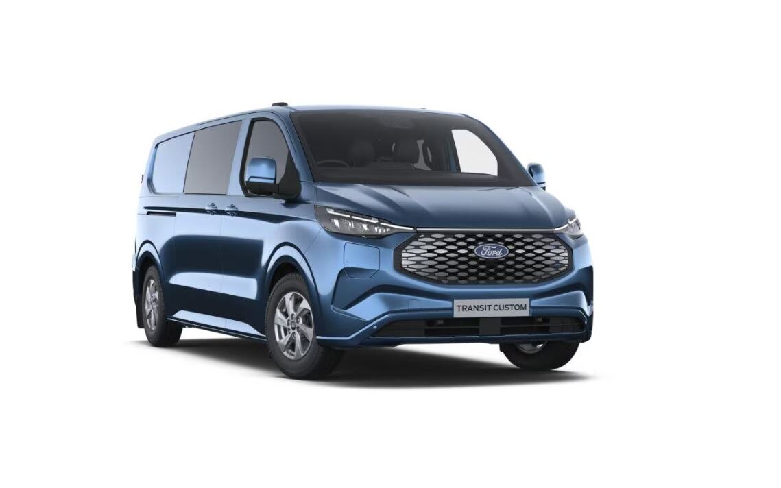 FORD E-TRANSIT CUSTOM 320 L2 ELECTRIC RWD 100kW 71kWh H1 Double Cab Van Limited Auto