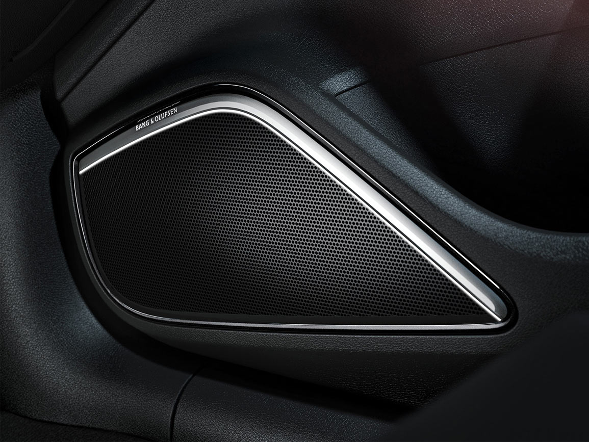 Optional Bang & Olufsen audio in the Audi A3 Cabriolet