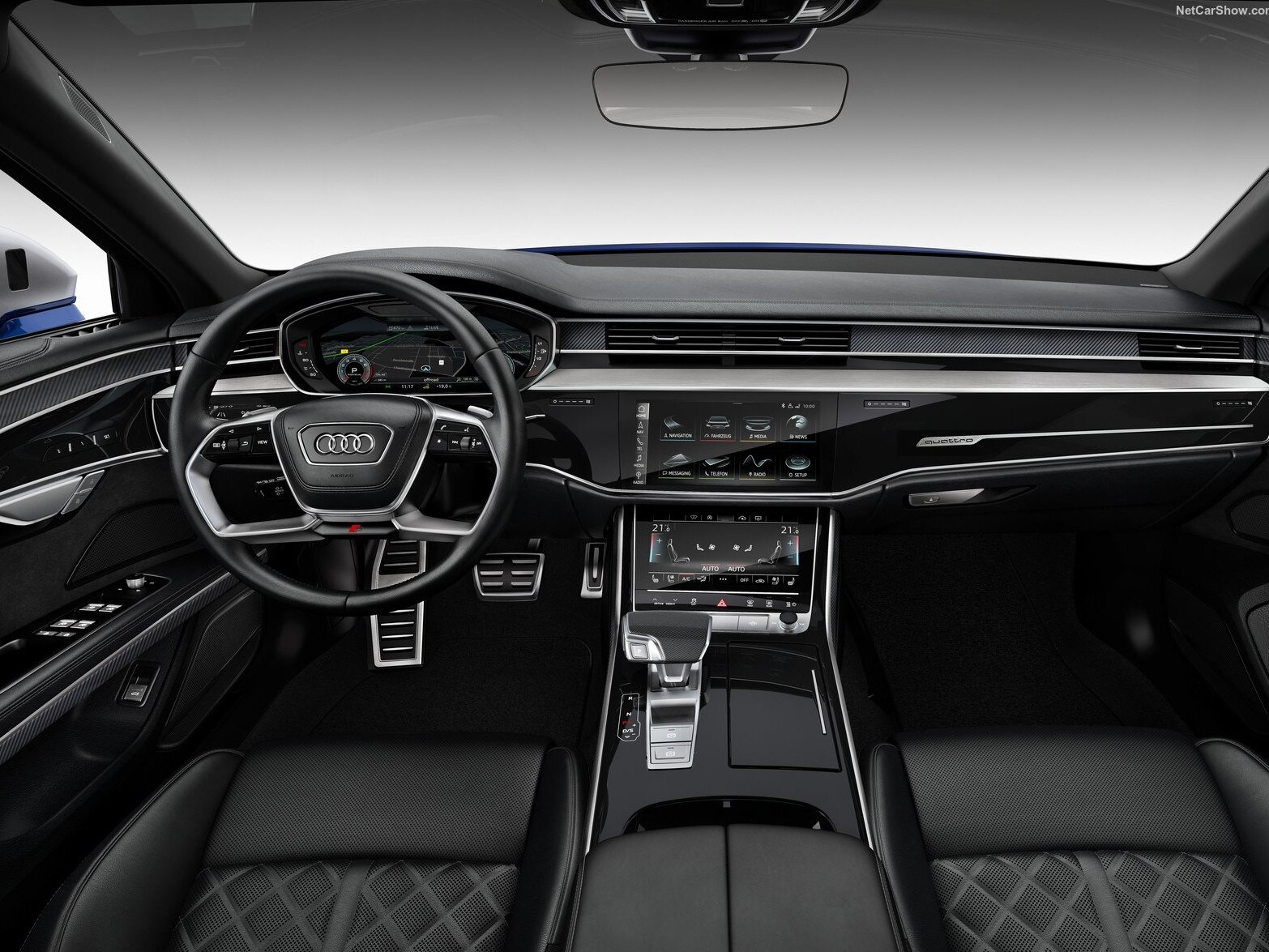 Audi S8 interior