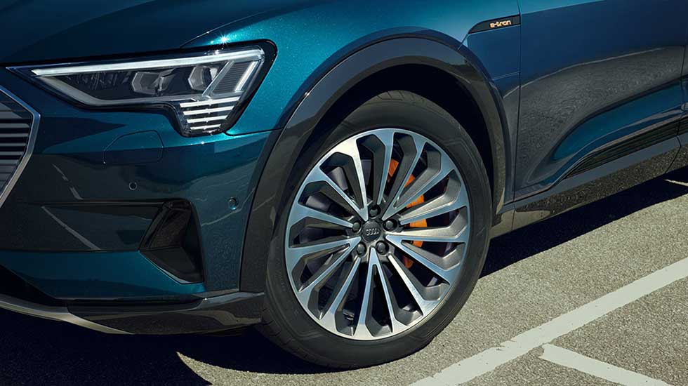 Audi E-tron front tyre
