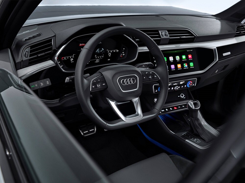 Interior of Audi Q3 Sportback
