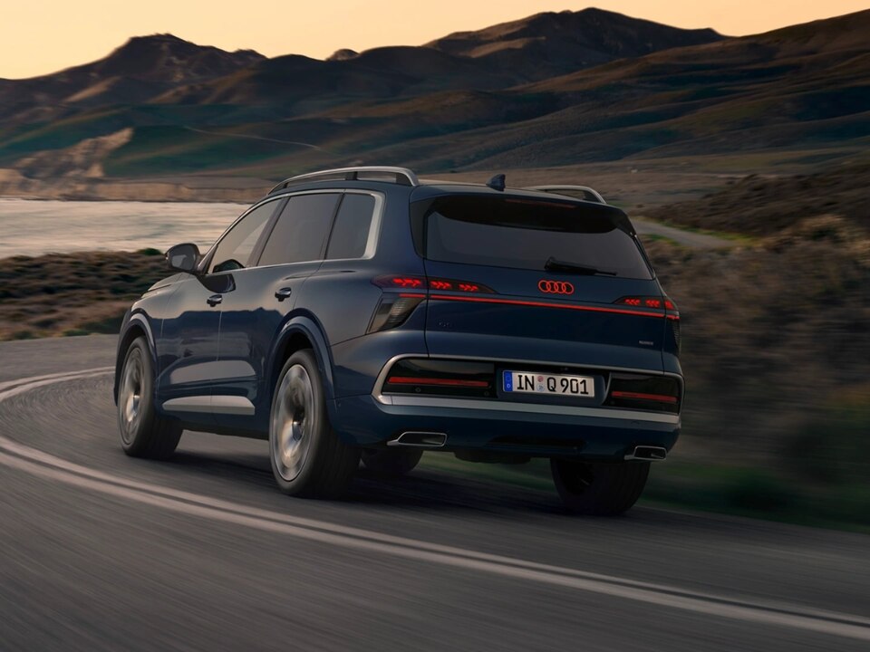 Audi Q9 on the road