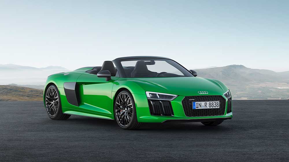 Audi r8 spyder exterior