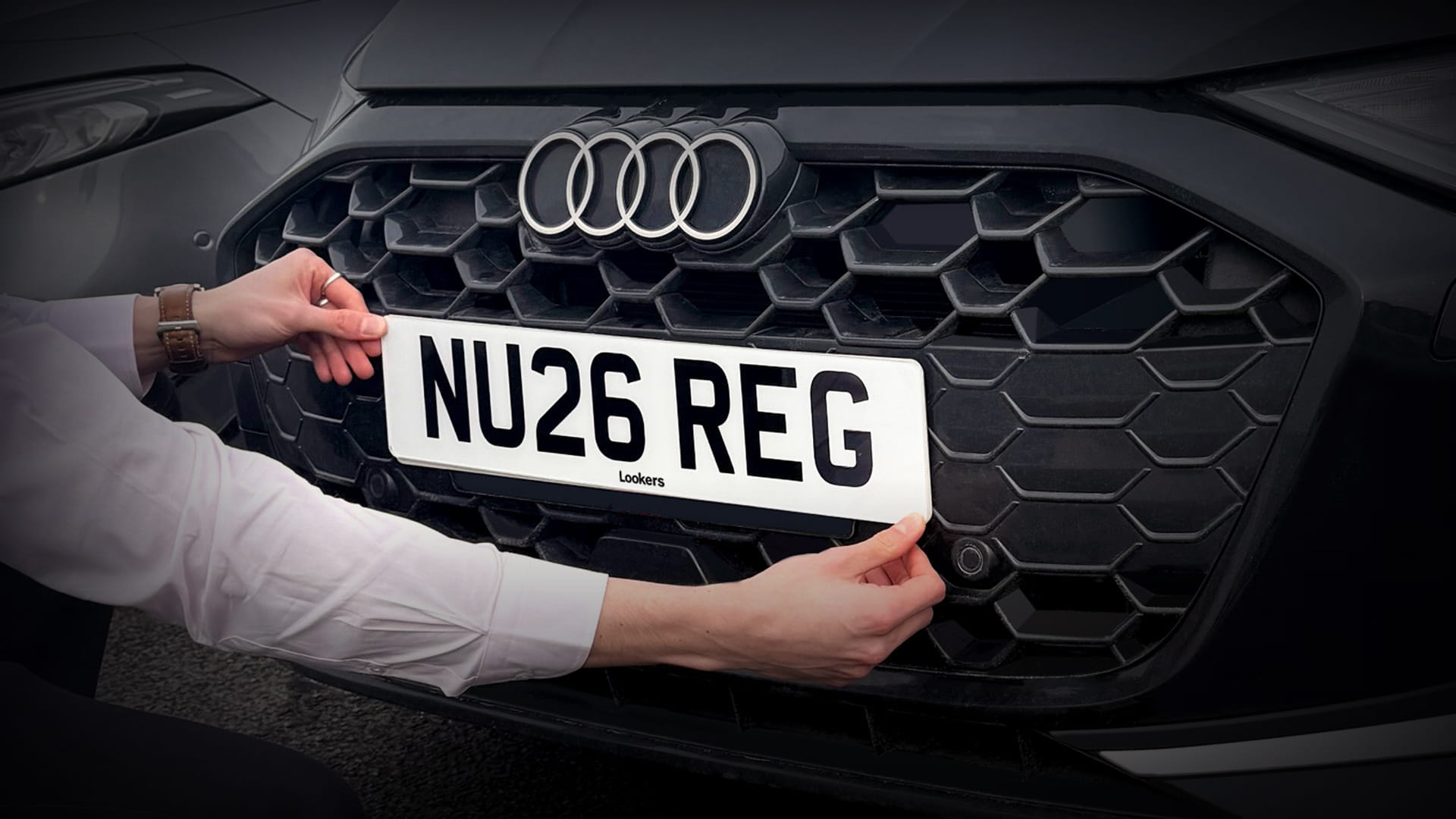 Audi 26 plate