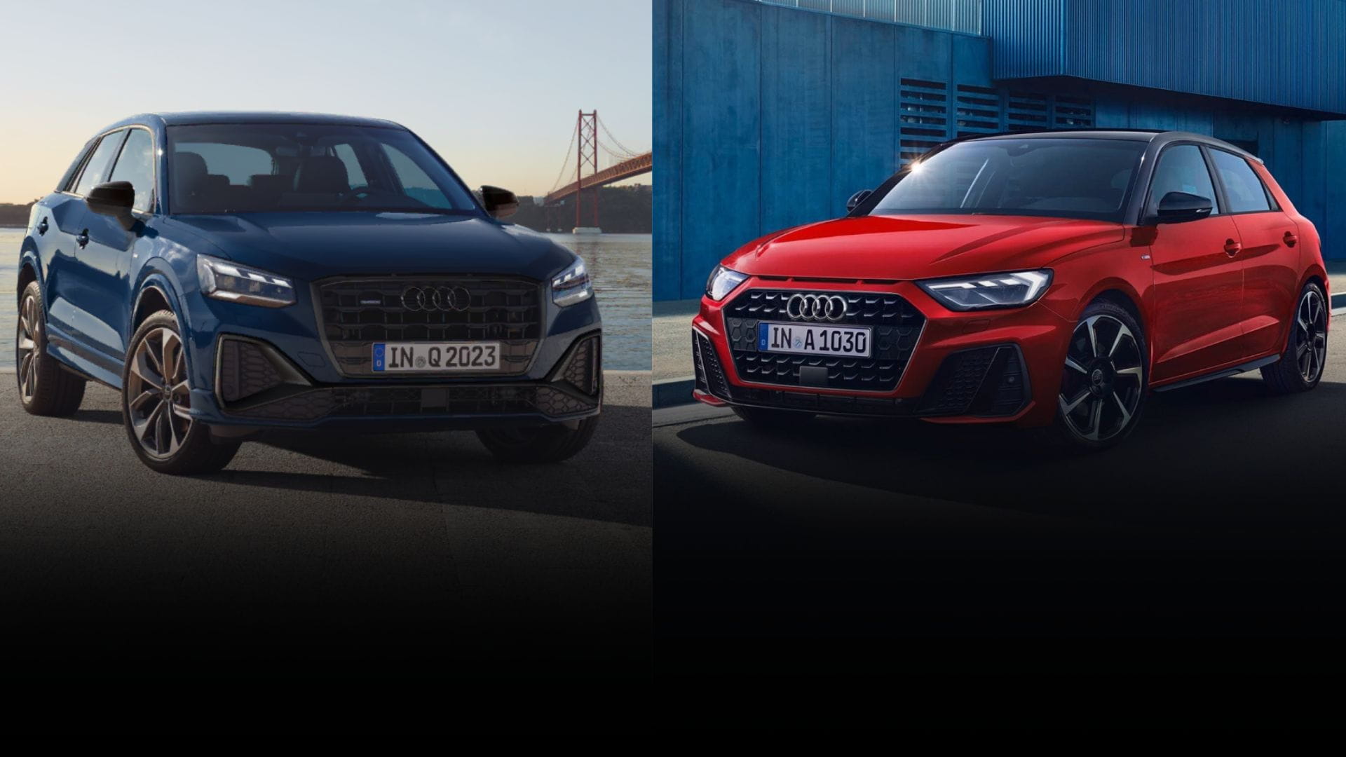 Audi A1 and Audi Q2
