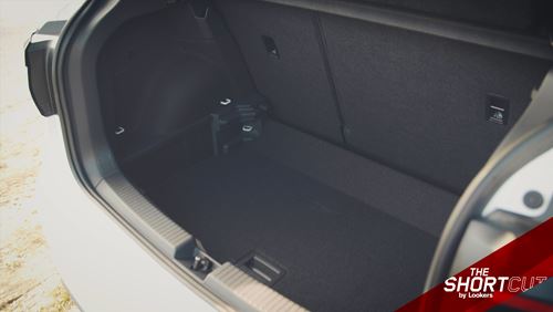 There's more space in the T-Cross's boot than there is in the back of the Golf
