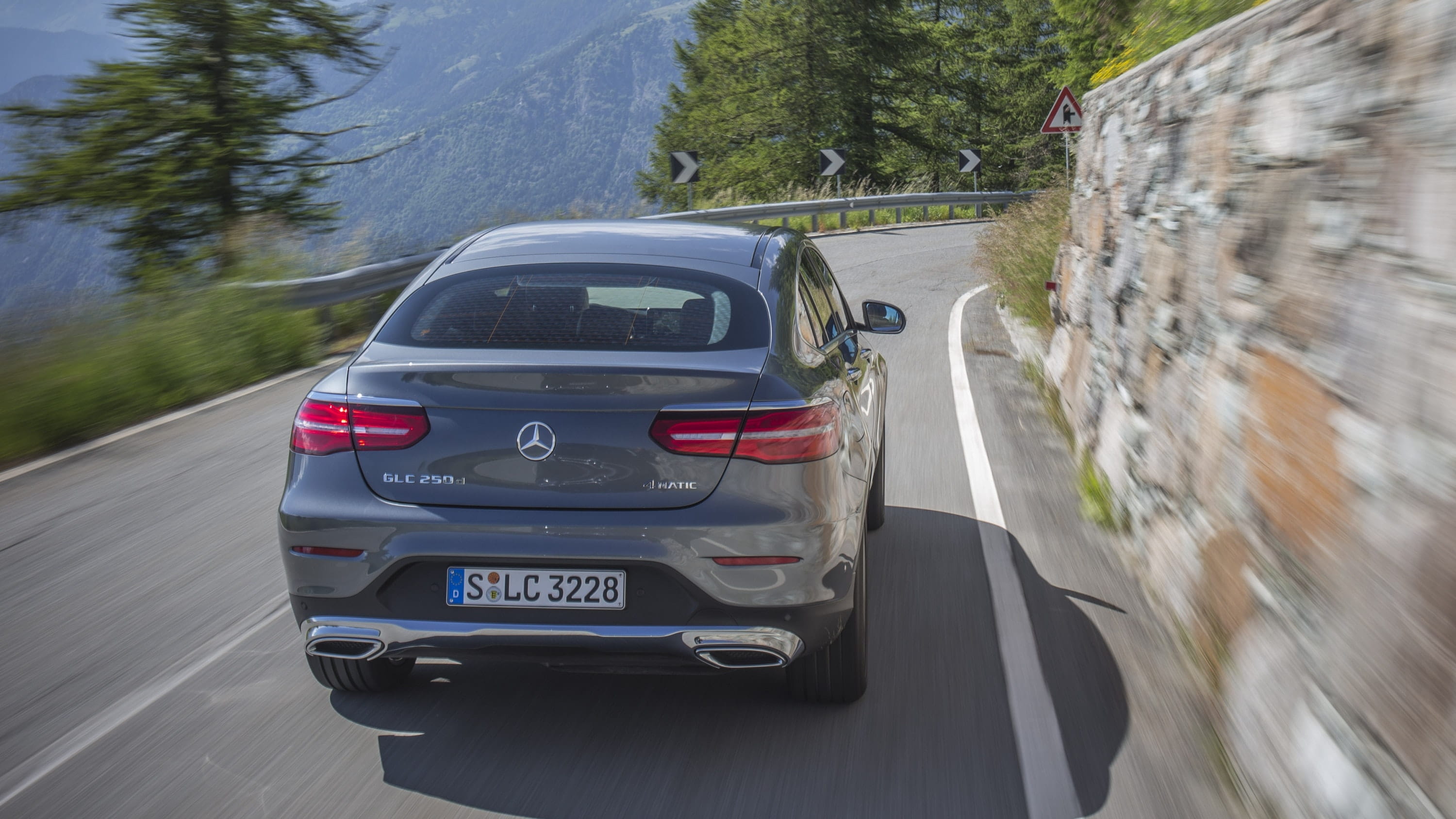 The GLC Coupe has a sportier suspension setup as standard
