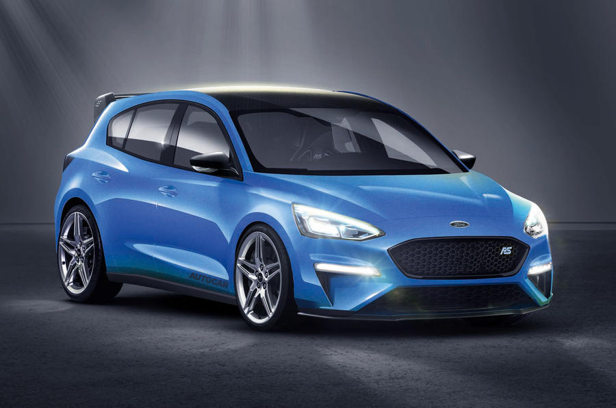 Autocar's render of how the 2020 Ford Focus RS could look - image from autocar.co.uk