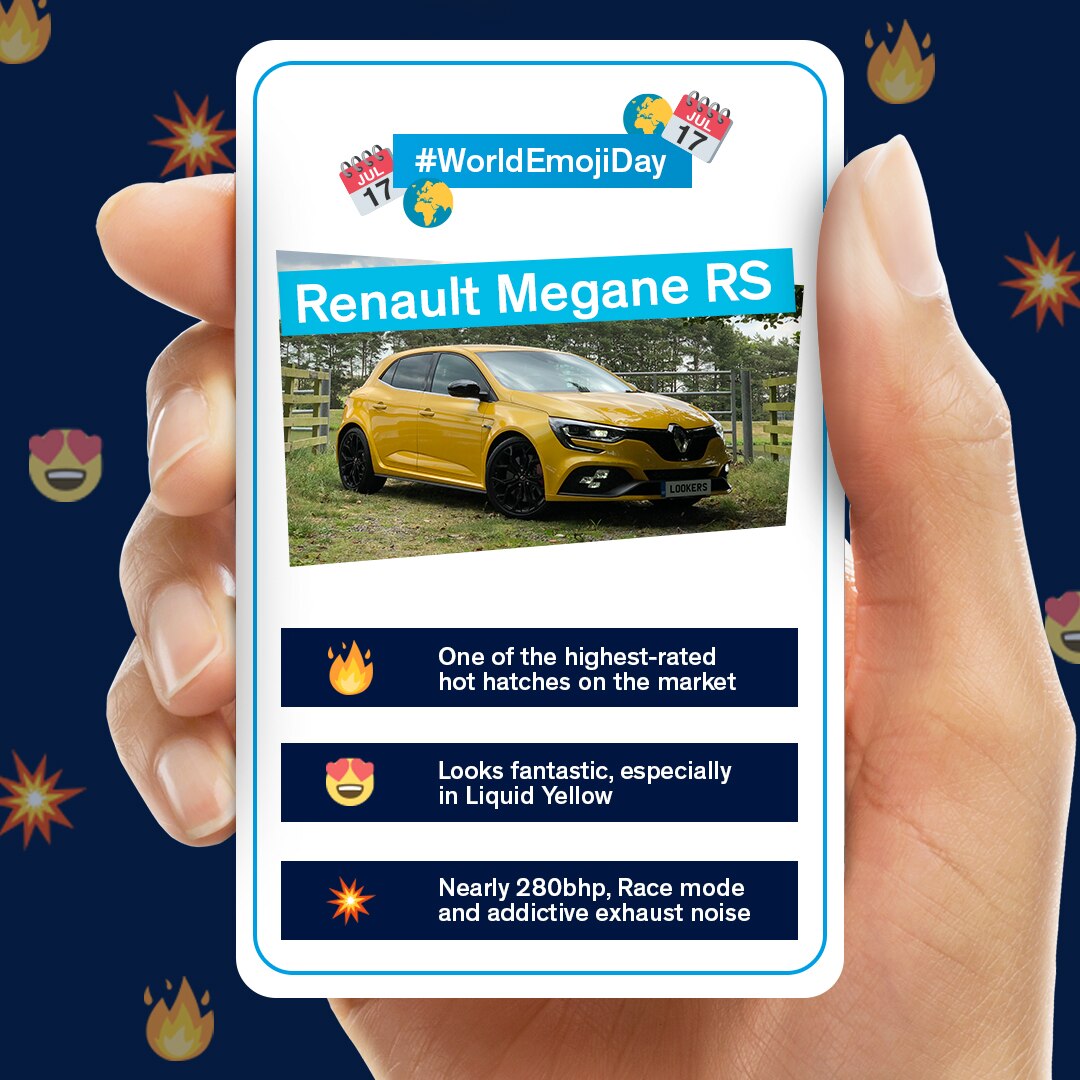 Highly rated, looks fantastic and has nearly 280bhp - the Renault Megane RS