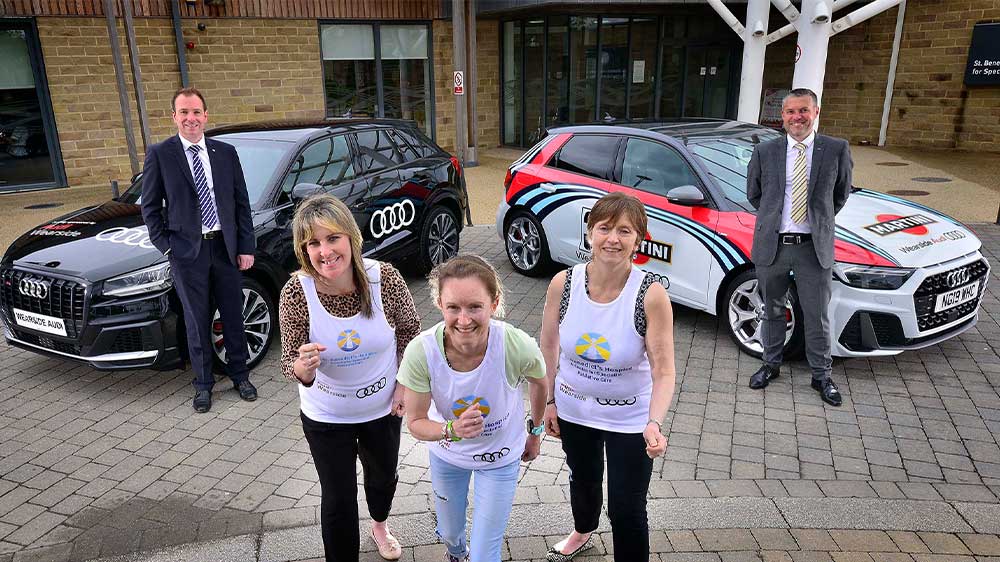 Wearside Audi has become a 'Team Benedict Sponsor'