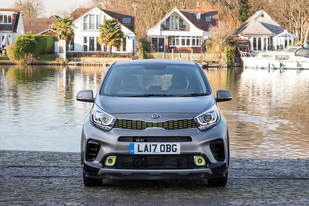 The Picanto X-Line features the signature Kia grille