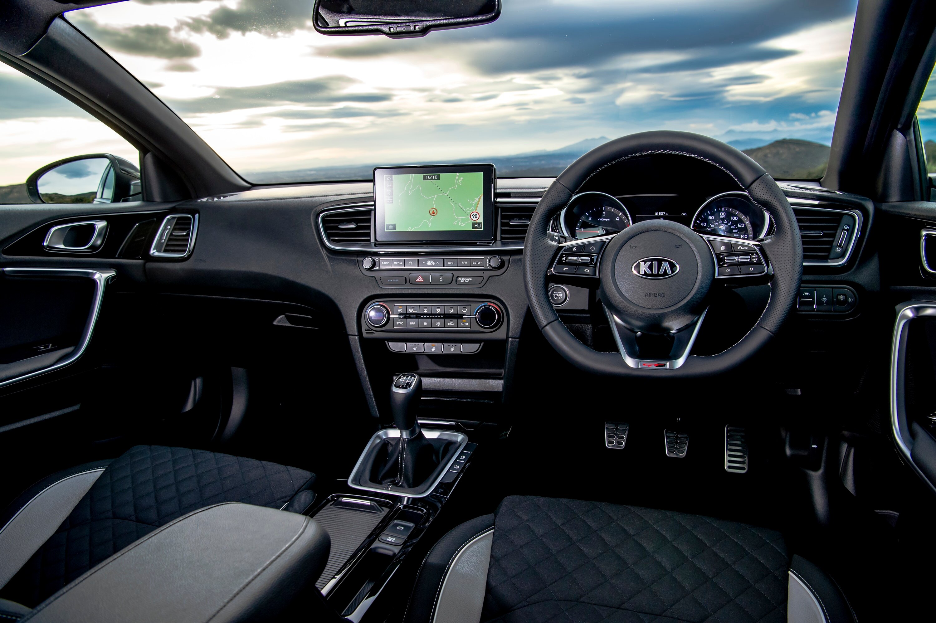 Only available in GT trims, all ProCeed models are nice on the inside too