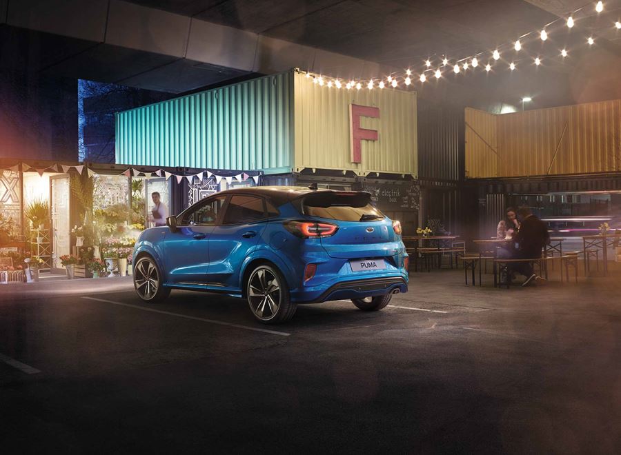 The new Puma is similar to the Fiesta Active, but looks the more athletic of the two