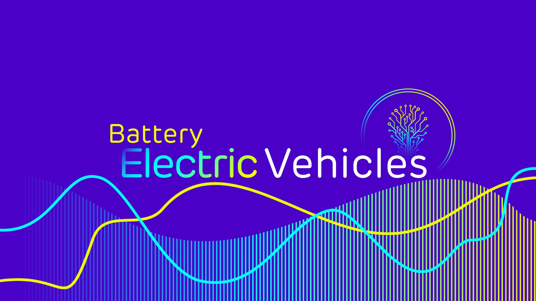 Electric Vehicle Types Header Image featuring the text " Electric vehicle types" on a purple background.