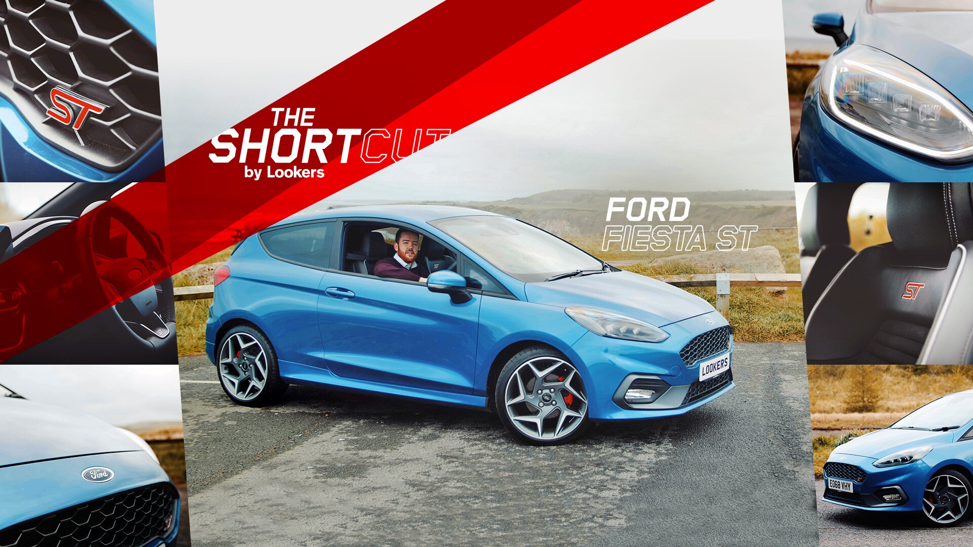 The three-door Ford Fiesta ST in Ford Performance Blue, as featured in The Shortcut