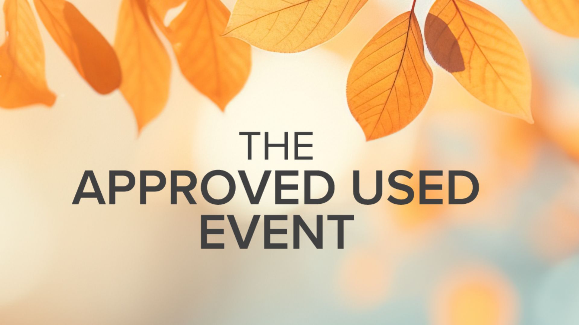 Jaguar Approved Used Event Info Panel