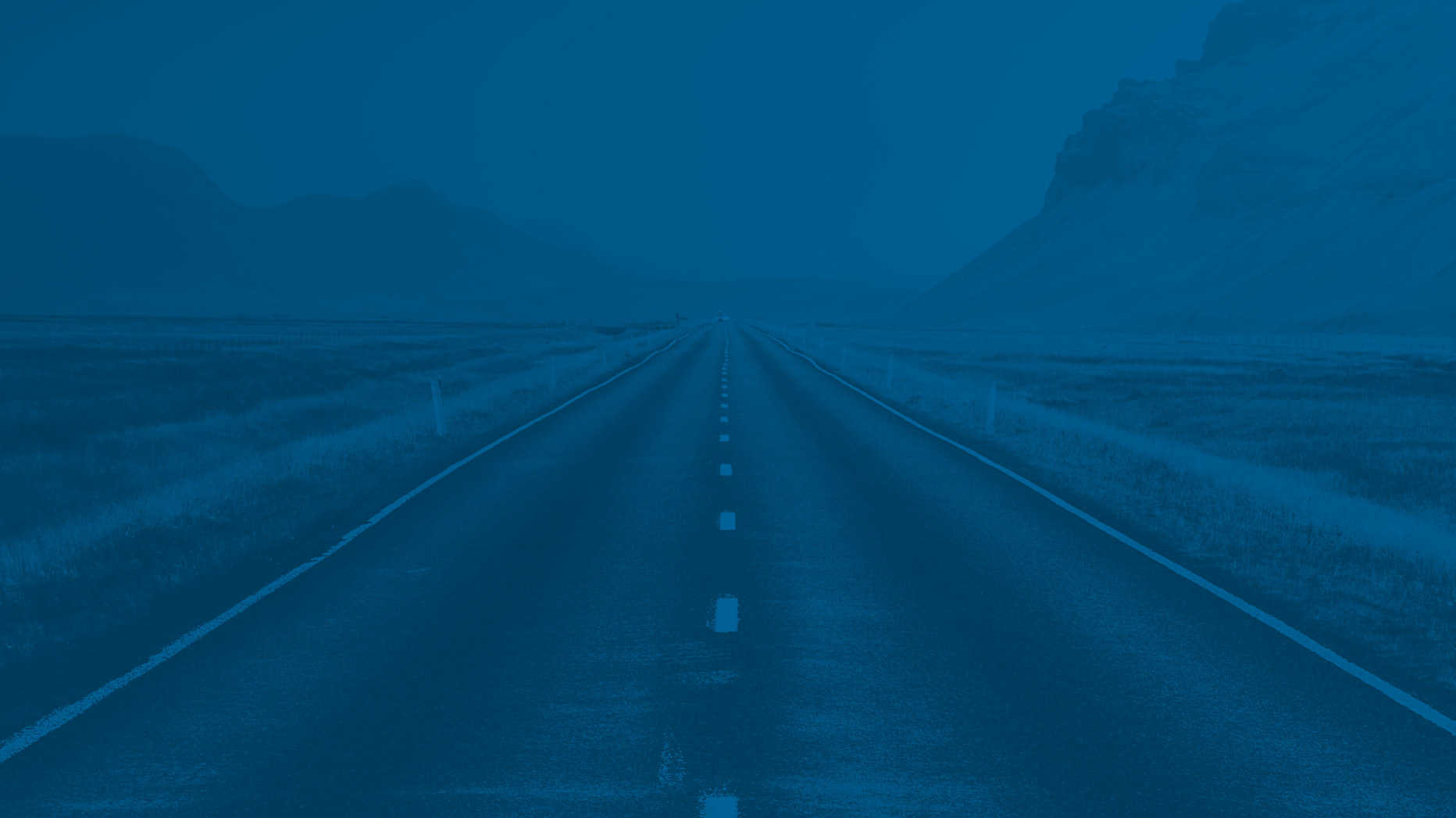 Used Cars FAQ Header Image Featuring Lookers Blue overlayed on an image of a road in the countryside.