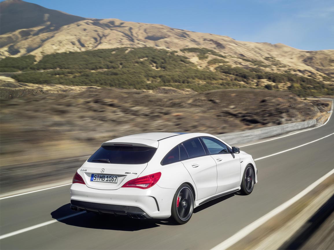 Mercedes-AMG CLA 45 Shooting Brake - Rear View
