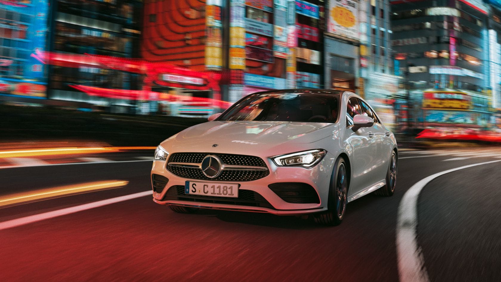 Mercedes-benz CLA class rear exterior