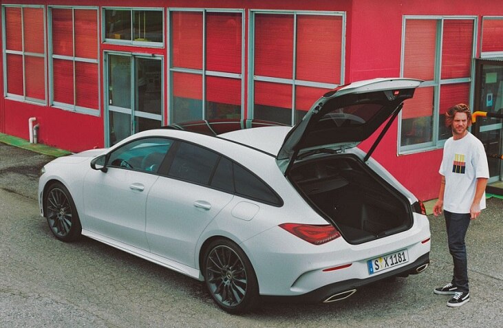 Mercedes-Benz CLA shooting brake sideview exterior