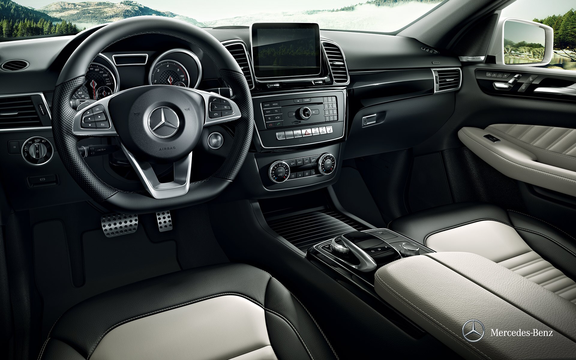 Mercedes-Benz GLE SUV interior