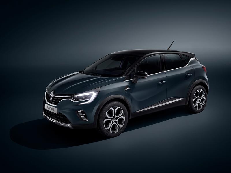 new dark grey renault captur