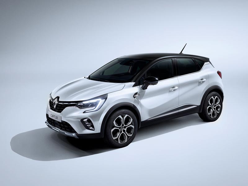 new white black renault captur