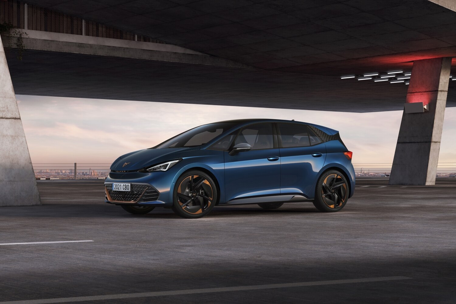 CUPRA Aurora Blue