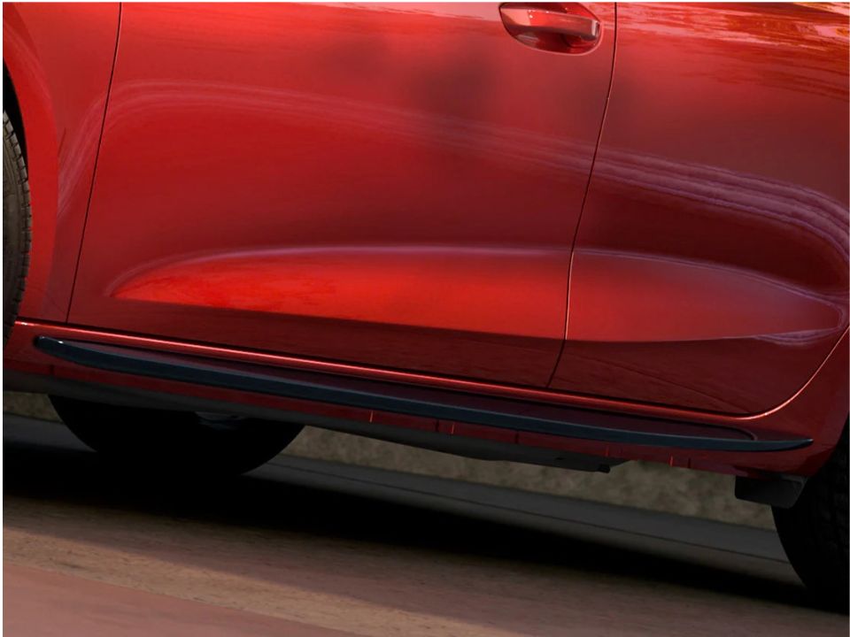 Leon Black Side Skirt
