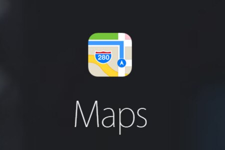 apple maps icon