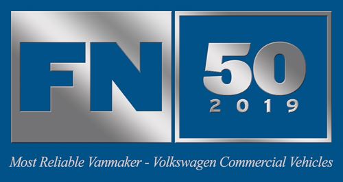 FN50 Award Logo 2019 - Most Reliable Vanmaker - Volkswagen Commercial Vehicles