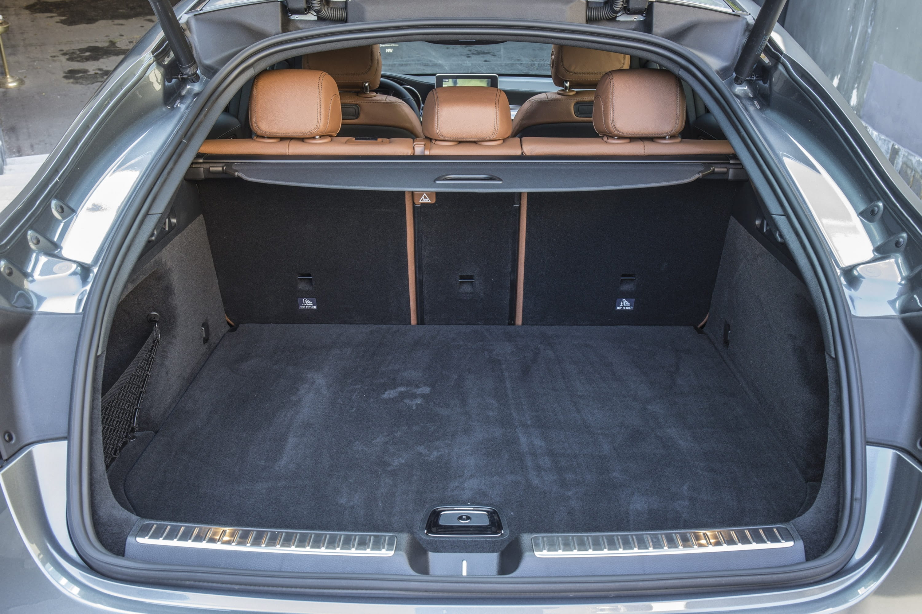 The GLC Coupe sacrifices some of the standard GLC's boot space, but not too much